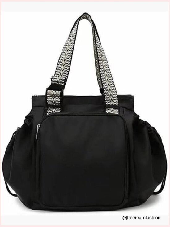 Large Capacity Nylon Tote Backpack with 15 Pockets, Travel Organizer Bag main image 7